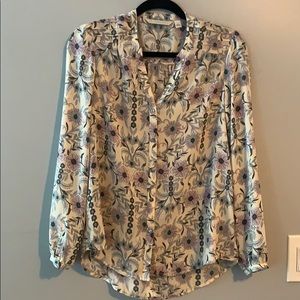 LC button down blouse